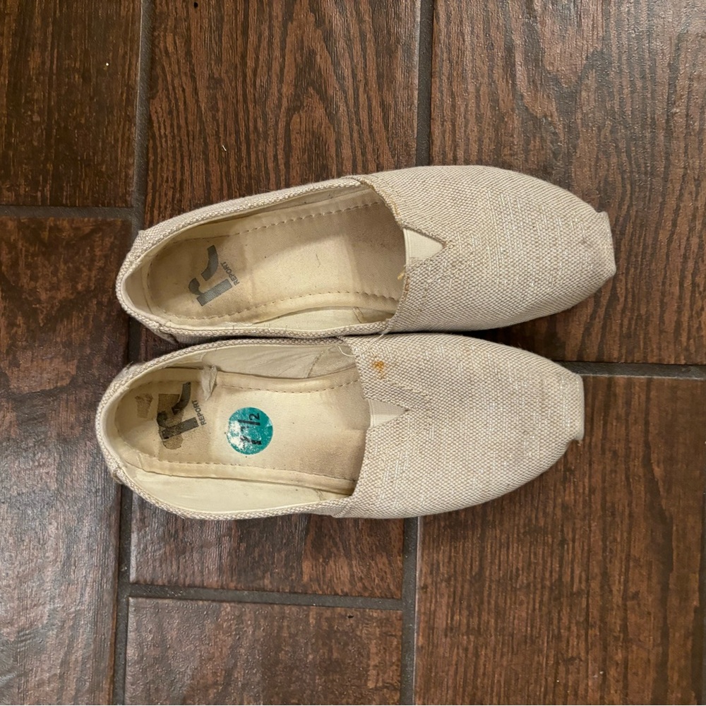 Cream 7.5 loafer/sneaker